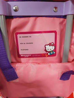 Mochila con carro 12" Hello Kitty de Wabro (025460) - comprar online