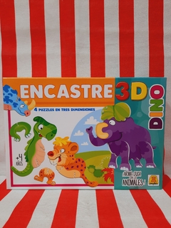 Juego Encastre Dino 3D de Implas (3055)