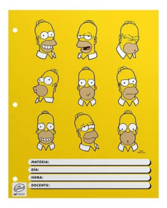 Separadores N°3 SIMPSONS 2025 x 6 - MOOVING - 7798302933531 - Libreria Pincelada