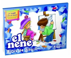 Block de DIBUJO BLANCO de EL NENE (000076) - comprar online