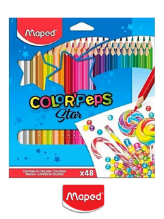 Lápices de Colores x 48 COLOR´PEPS Star - MAPED - 3154148320487