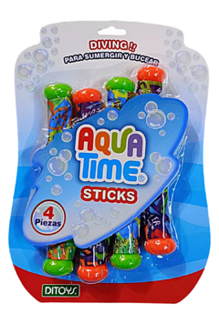 Sticks para sumergir y bucear, Aqua Time - DITOYS - 7798310077180