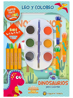 Set para colorear, Dinosaurios de Guadal (2979)