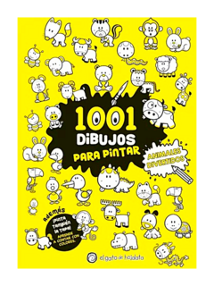 Libro 1001 Dibujos para pintar, Animales divertidos de Guadal (2969)