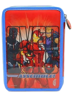 Cartuchera 2 pisos con Set Escolar AVENGERS de Cresko (020782) - comprar online