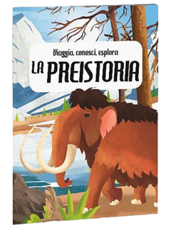 La Era Prehistorica, Libro y Puzzle x 200 piezas de Manolito - Libreria Pincelada