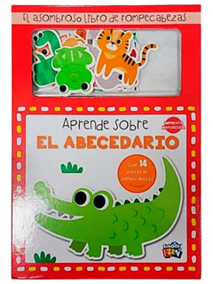 El Abecedario, Libro y Rompecabezas x14 piezas de School Fun - (026821)