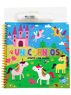 Libro Unicornios ¡Pinto con agua! de Latinbooks (2722)