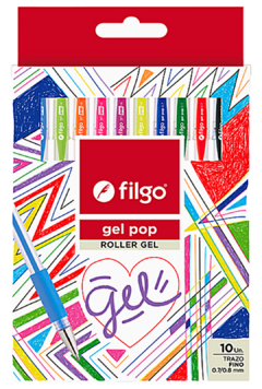Roller Gel Pop x 10 de Filgo (36180)