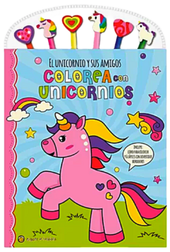 Set El Unicornio y sus amigos, Colorea con unicornios de Guadal (3497)