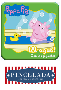 Libro Peppa Pig ¡Al agua! Con los juguetes de Guadal (3445)