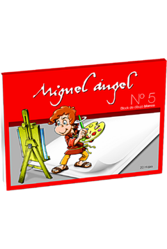 Block de Dibujo Nº5 BLANCO de Miguel Angel (009433) - comprar online