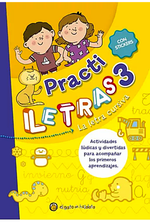 Libro Practi Letras 3, La Letra Cursiva de Guadal (3290)