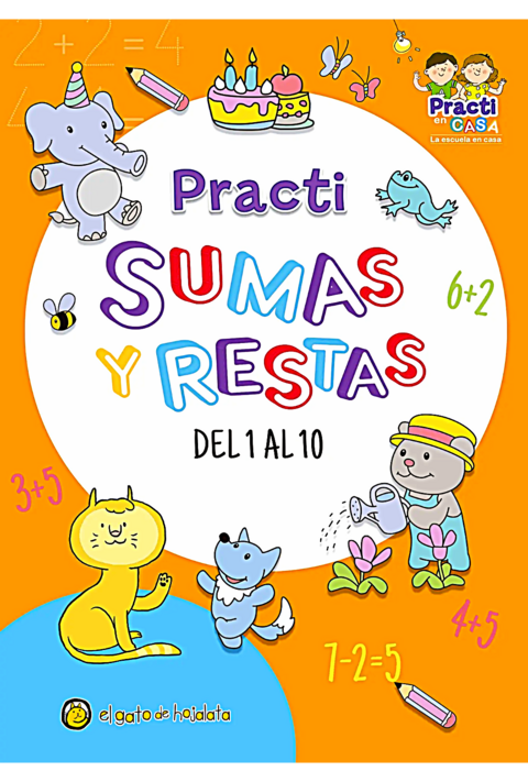 Libro Sumas y Restas, Colección Practi de Guadal (2492)