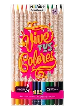 Lapices de Colores Mooving x 12 Vive tus Colores (019624)