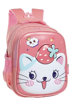 Mochila Espalda 14" Gatito Frutal de TRENDY (025883)