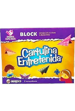 Block Cartulina Entretenida Diseños Especiales de Muresco (009542) - comprar online