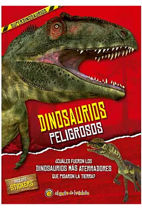 Libro Dinosaurios Peligrosos de Guadal (3131)