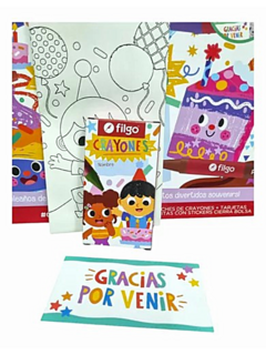 Party Set CRAYONES MINI de FILGO - 7798100967820 en internet