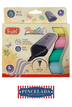Resaltadores Pastel x 4 de Trabi (019616)