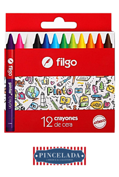 Crayones de cera PINTO x 12 de FILGO (36210)