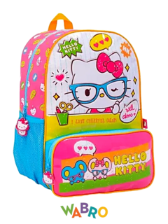 Mochila Espalda 16" Hello Kitty de Wabro (025465)