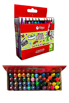 Crayones de cera PINTO x 48 de FILGO (36220)