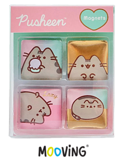 Set de 4 imanes GLASS PUSHEEN - 2072050505 - MOOVING - (026495)