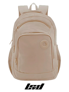 Mochila Espalda 18" INFLUENCER URBANA BEIGE OSCURO - LSD - 6190680312129