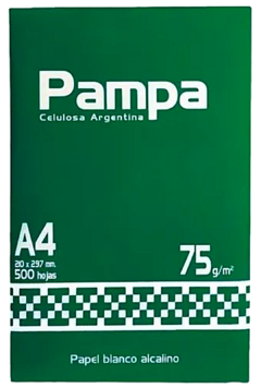 Resma Pampa A4 x 75 grs (012987) - comprar online