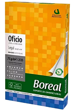 Resma Boreal Oficio x 75 grs (000144)