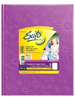 Cuaderno N°3 x 48 HS Rayadas de Exito (011128) - comprar online