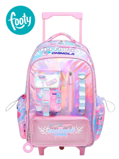 Mochila con Carro 18" Holo Pop - CHIMOLA - 7798218140115