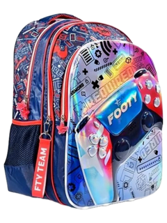 Mochila Espalda 18" Gamer Over - FOOTY - 7792621128128 - comprar online