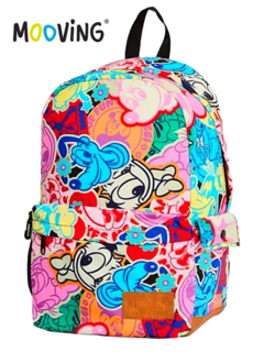 Mochila Espalda 18" MICKEY AND FRIENDS - MOOVING - 7799133019562