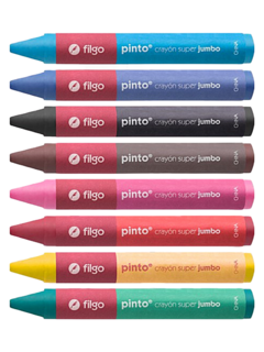 Crayones Super Jumbo Pinto x 8 - FILGO - 7795513075166 - comprar online