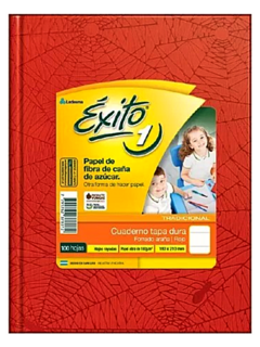 Cuaderno N°1 x 100 HS Rayadas de Exito (007192) en internet