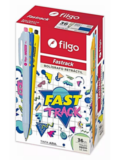 Bolígrafo Retráctil Fastrack Tinta Azul de Filgo (35030) - comprar online