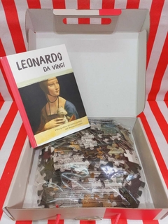 Rompecabezas 300 piezas + libro : La mona Lisa de Leonardo da Vinci de Manolito - comprar online