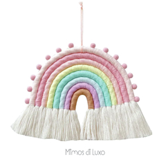 ARCO-ÍRIS MACRAME CANDY COLORS POMPOM