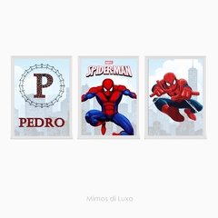 Kit homem aranha personalizado