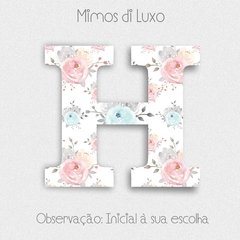 INICIAL EM MDF FLORAL