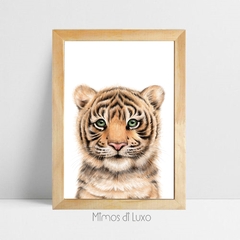 QUADRO UNITÁRIO TIGRE REALISTA