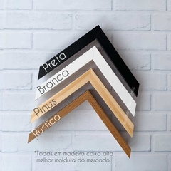 TRIO ESCANDINAVO COM 1 QUADRO NOME PERSONALIZADO - comprar online