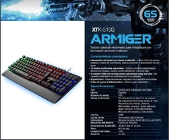 Teclado Xtech Armiger XTK510S - comprar online