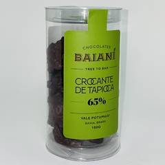 Chocolate 65% com Crocante Tapioca & Coco - 150g.