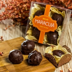 Beijos de Maracujá - Chocolate Intenso 70% - 60g com 4 unidades