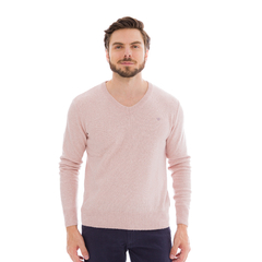 Blusa de Tricot Britânia com Decote V - Perfecta Menswear