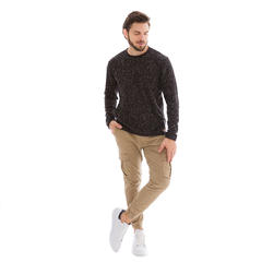 Blusa de Tricot Rolete em Tweed - Perfecta Menswear