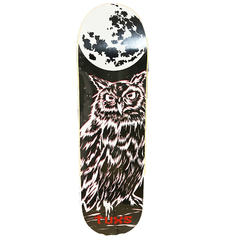 Deck Tabla de Skate Tuxs Guatambu Premium Night Series OWL Búho + Lija de Goma Importada